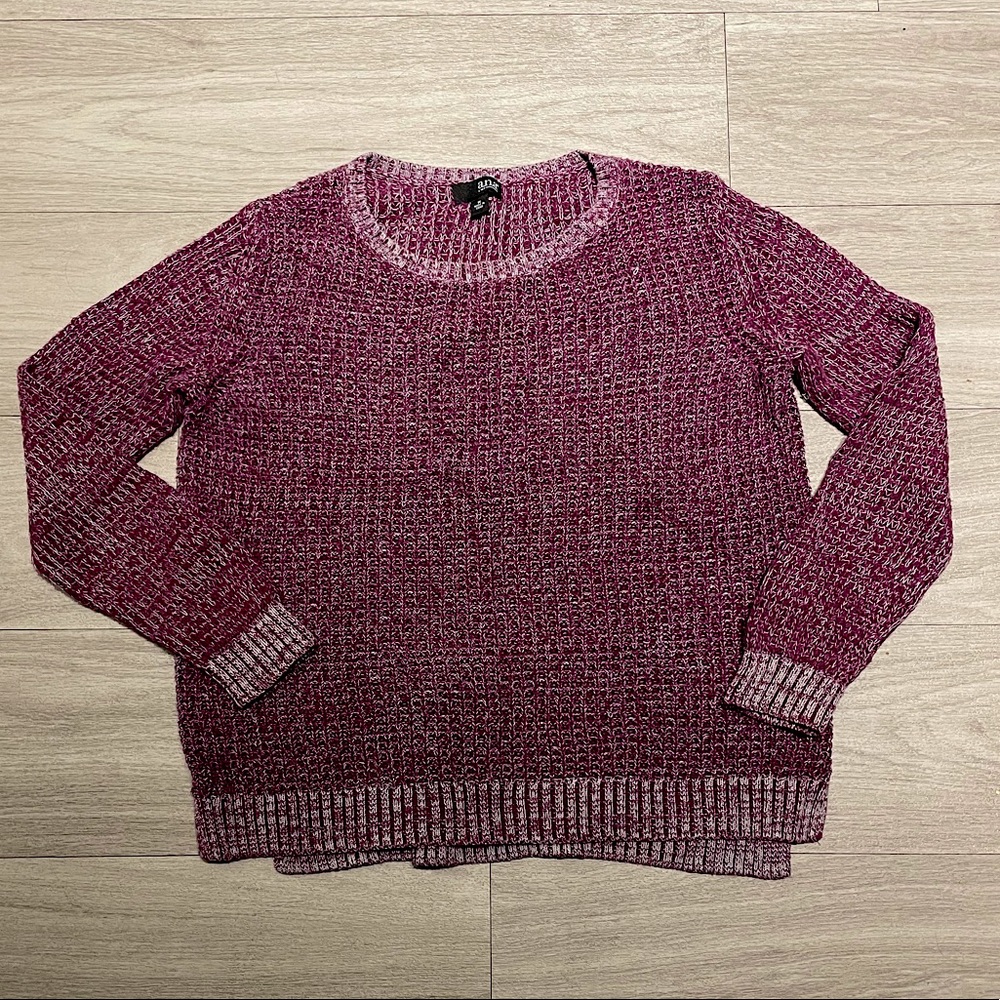 Purple Heathered Sweater